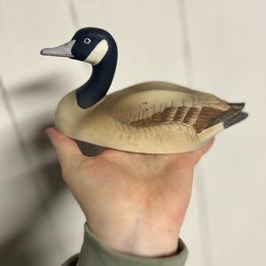 Vintage 1983 Andrea By Sadek Canada Goose Porcelain Bird Figurine